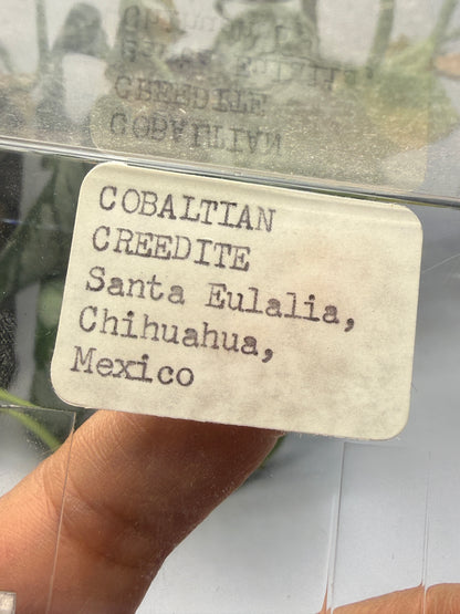 Creedite (Cobaltian Variety)- Santa Eulalia Mining District, Aquiles Serdán Municipality, Chihuahua, Mexico