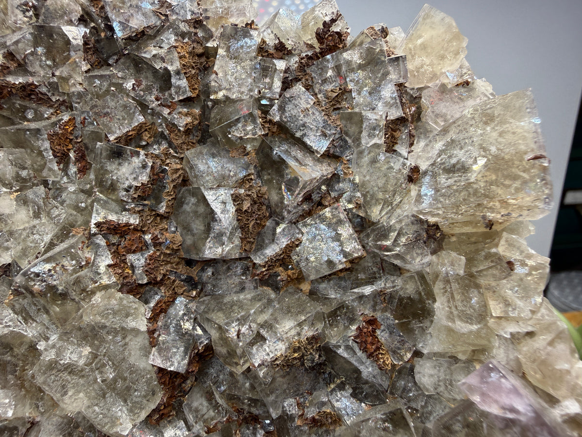 Fluorite- Funky February Pocket, Greenlaws Mine, Daddry Shield, Weardale, County Durham, England