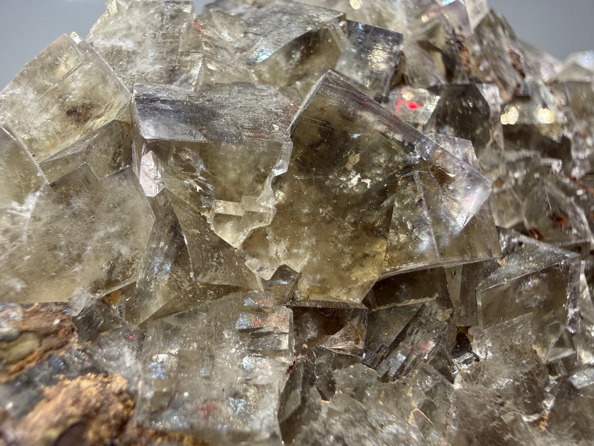 Fluorite- Funky February Pocket, Greenlaws Mine, Daddry Shield, Weardale, County Durham, England