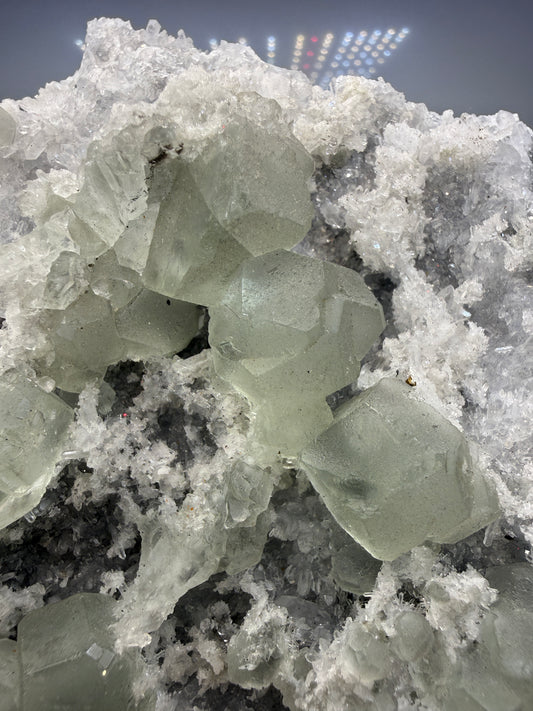 Fluorite with Quartz- Hexigten Banner, Chifeng, Inner Mongolia, China