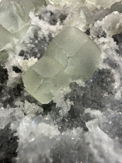 Fluorite with Quartz- Hexigten Banner, Chifeng, Inner Mongolia, China