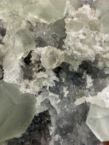 Fluorite with Quartz- Hexigten Banner, Chifeng, Inner Mongolia, China