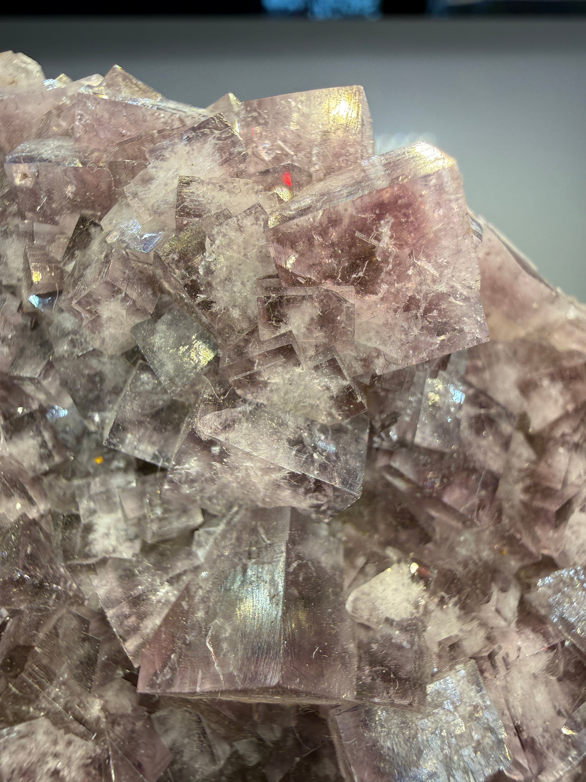 Fluorite- “The Ax”, Greenlaws Mine, Daddry Shield, Weardale, County Durham, England