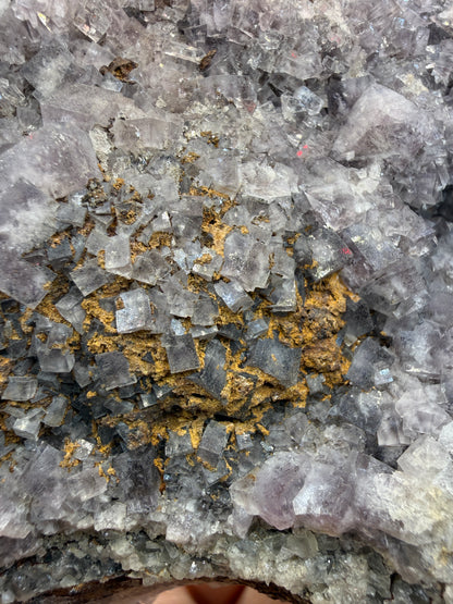 Fluorite- “The Ax”, Greenlaws Mine, Daddry Shield, Weardale, County Durham, England