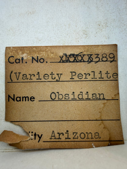 Obsidian var. Perlite- Arizona, USA