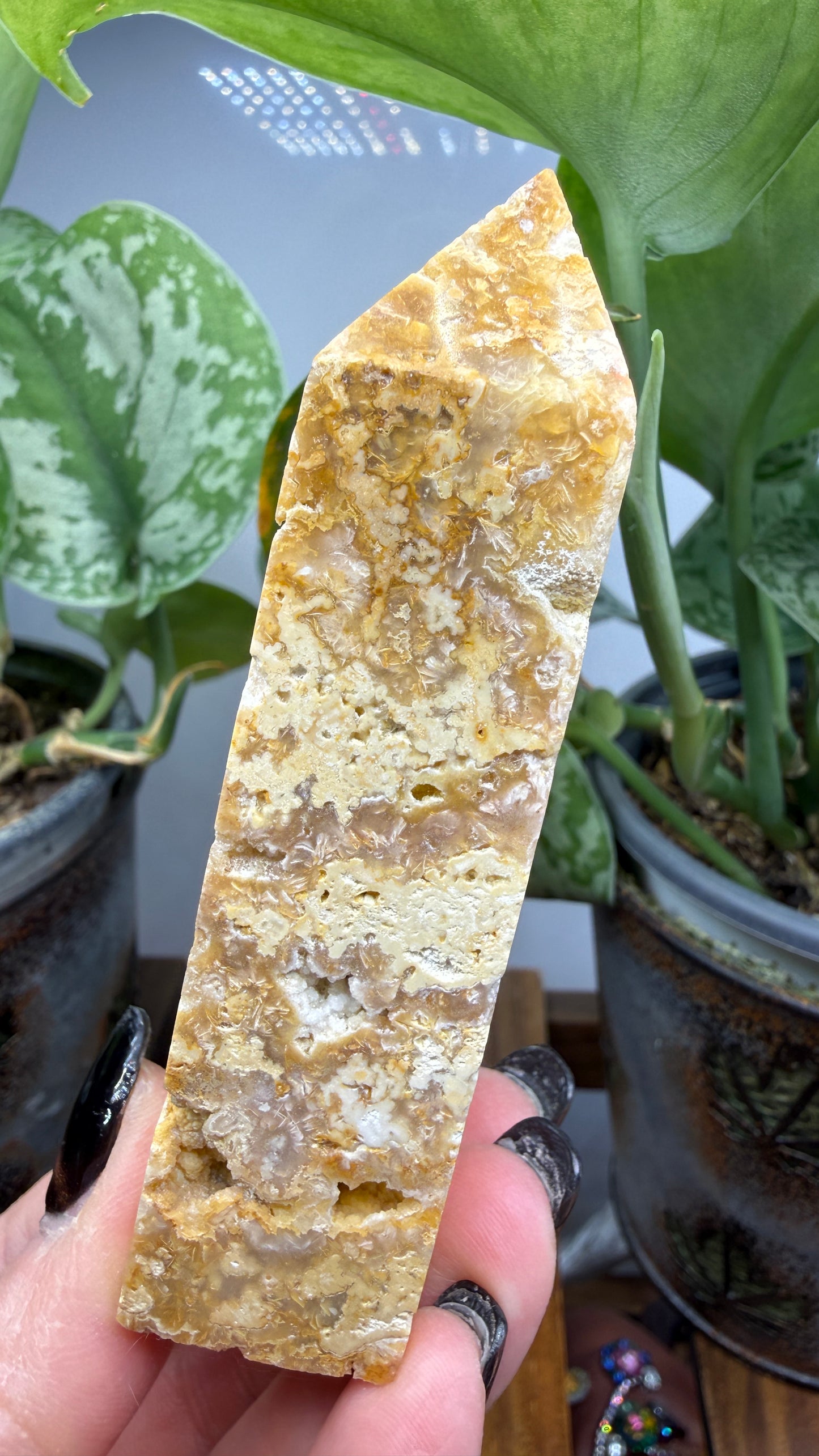 Crazy Lace Agate Tower