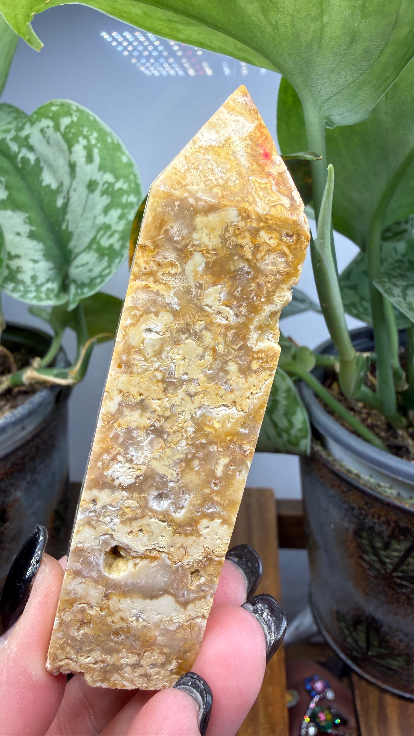 Crazy Lace Agate Tower