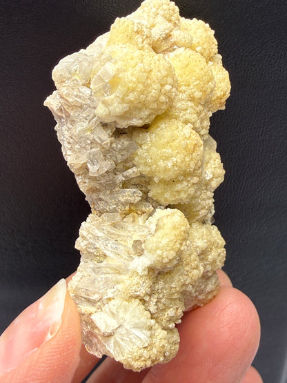 Wavellite on Quartz- Siglo Veinte Mine, Llallagua, Rafael Bustillo Province, Potosí, Bolivia
