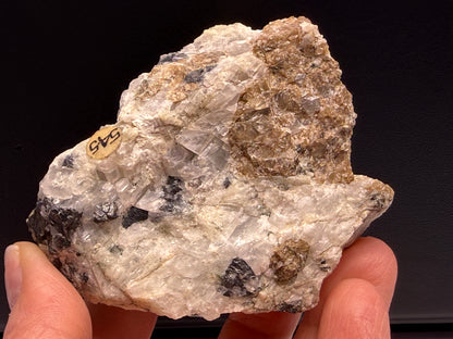 Apatite, Monticellite in Calcite- Magnet Cove, Hot Spring County, Arkansas, USA