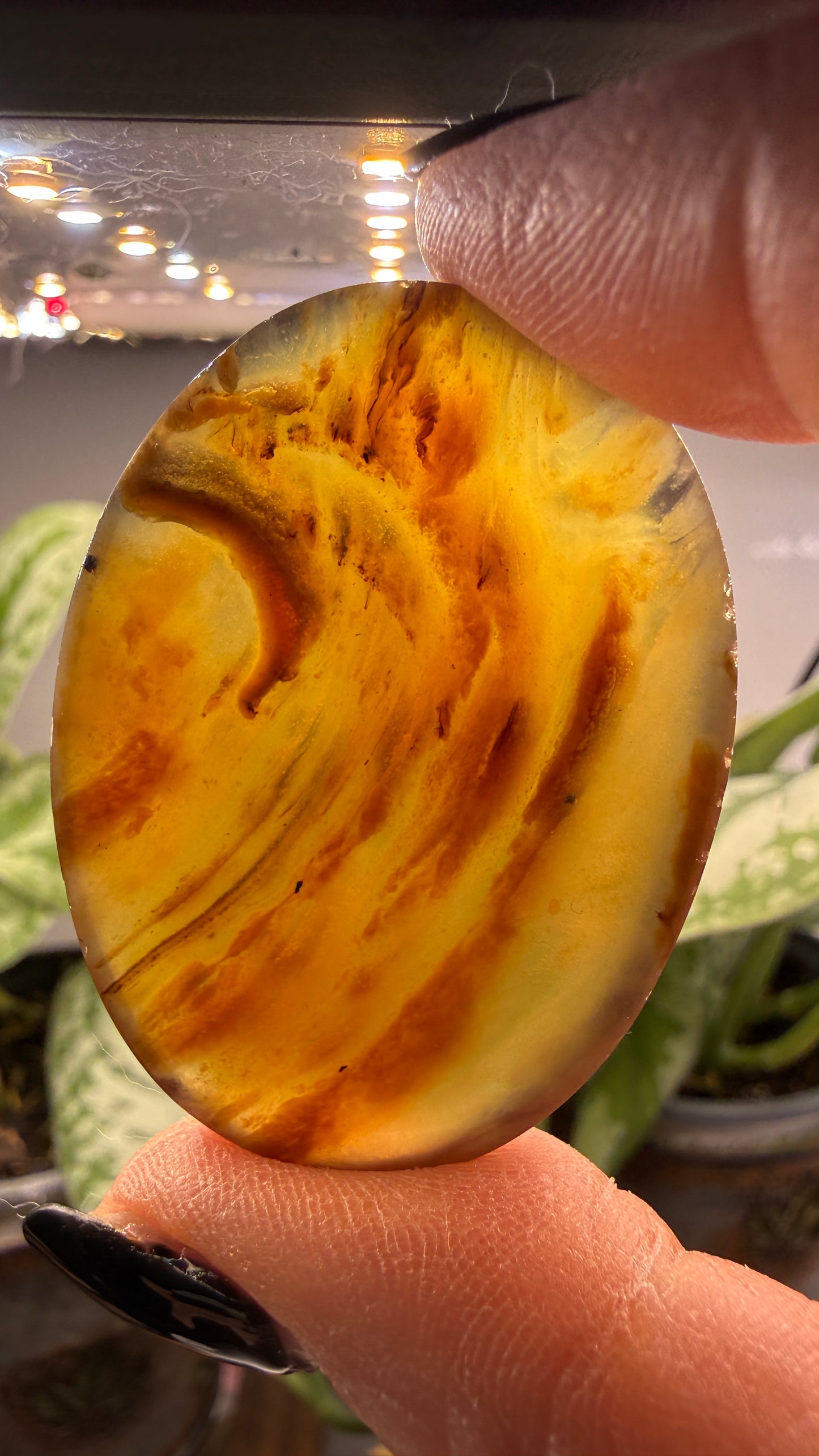 Amber Worry Stone- Indonesia
