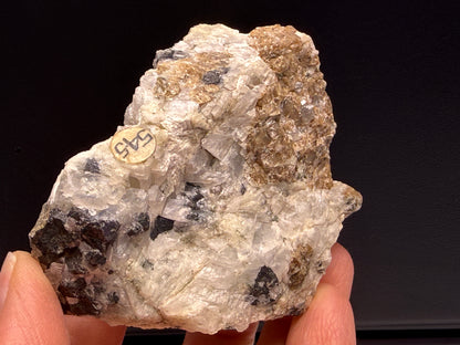 Apatite, Monticellite in Calcite- Magnet Cove, Hot Spring County, Arkansas, USA