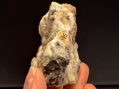 Apatite, Monticellite in Calcite- Magnet Cove, Hot Spring County, Arkansas, USA