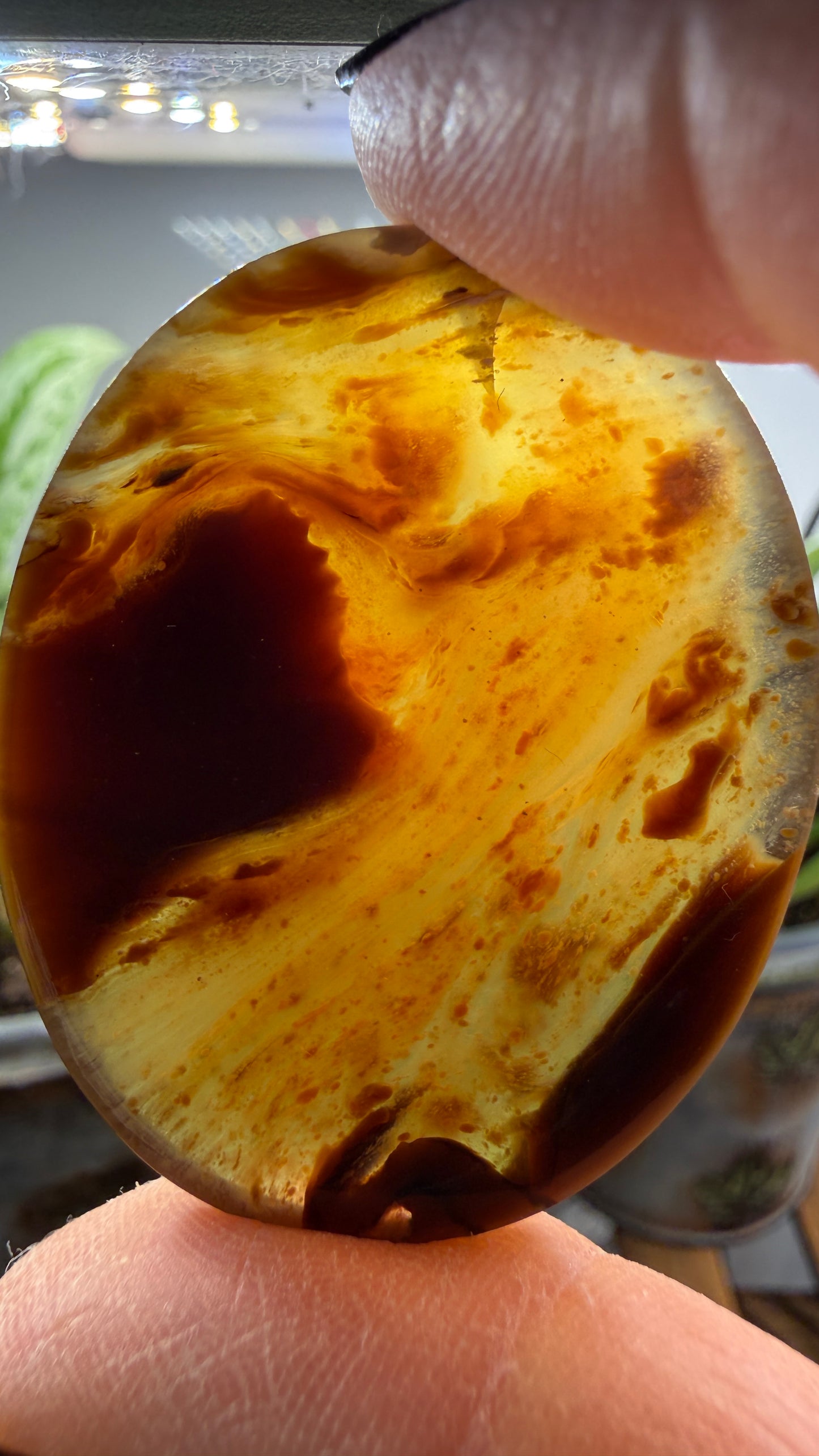 Amber Worry Stone- Indonesia