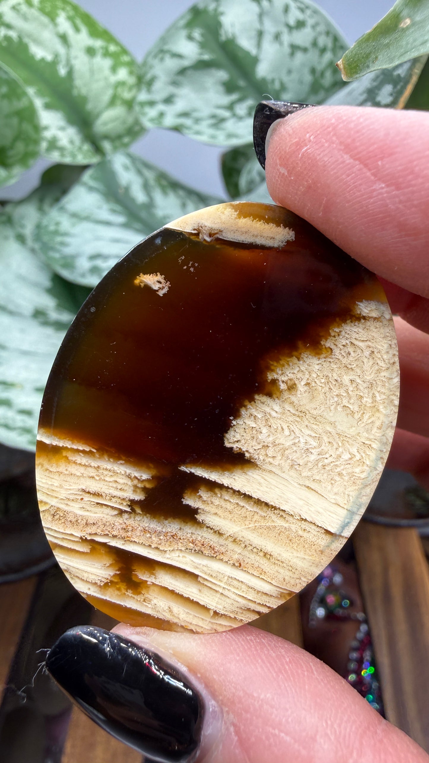 Amber Worry Stone- Indonesia