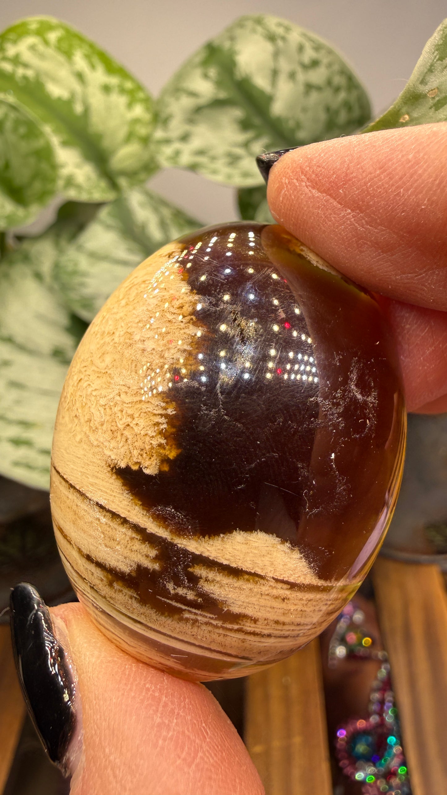 Amber Worry Stone- Indonesia