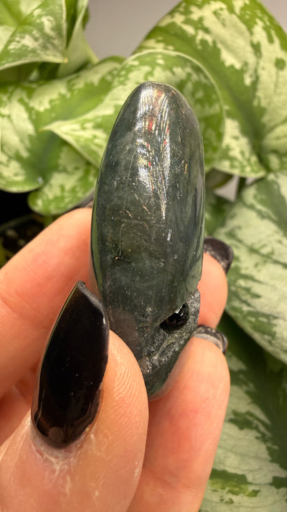 Labradorite Crystal Buddy- Polished Crystal with Eyes