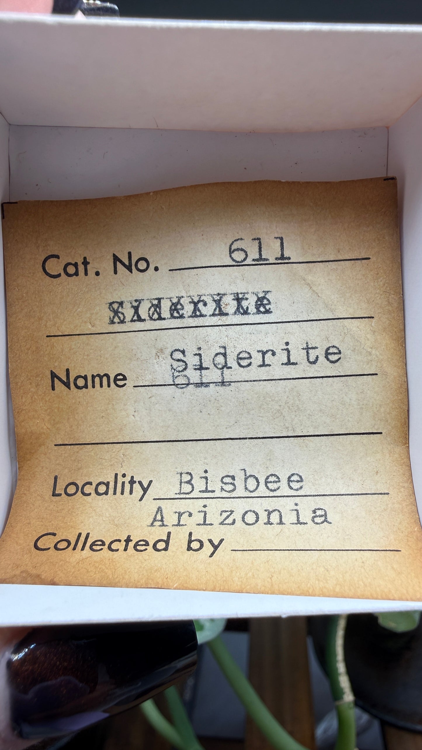 Siderite- Bisbee, Arizona