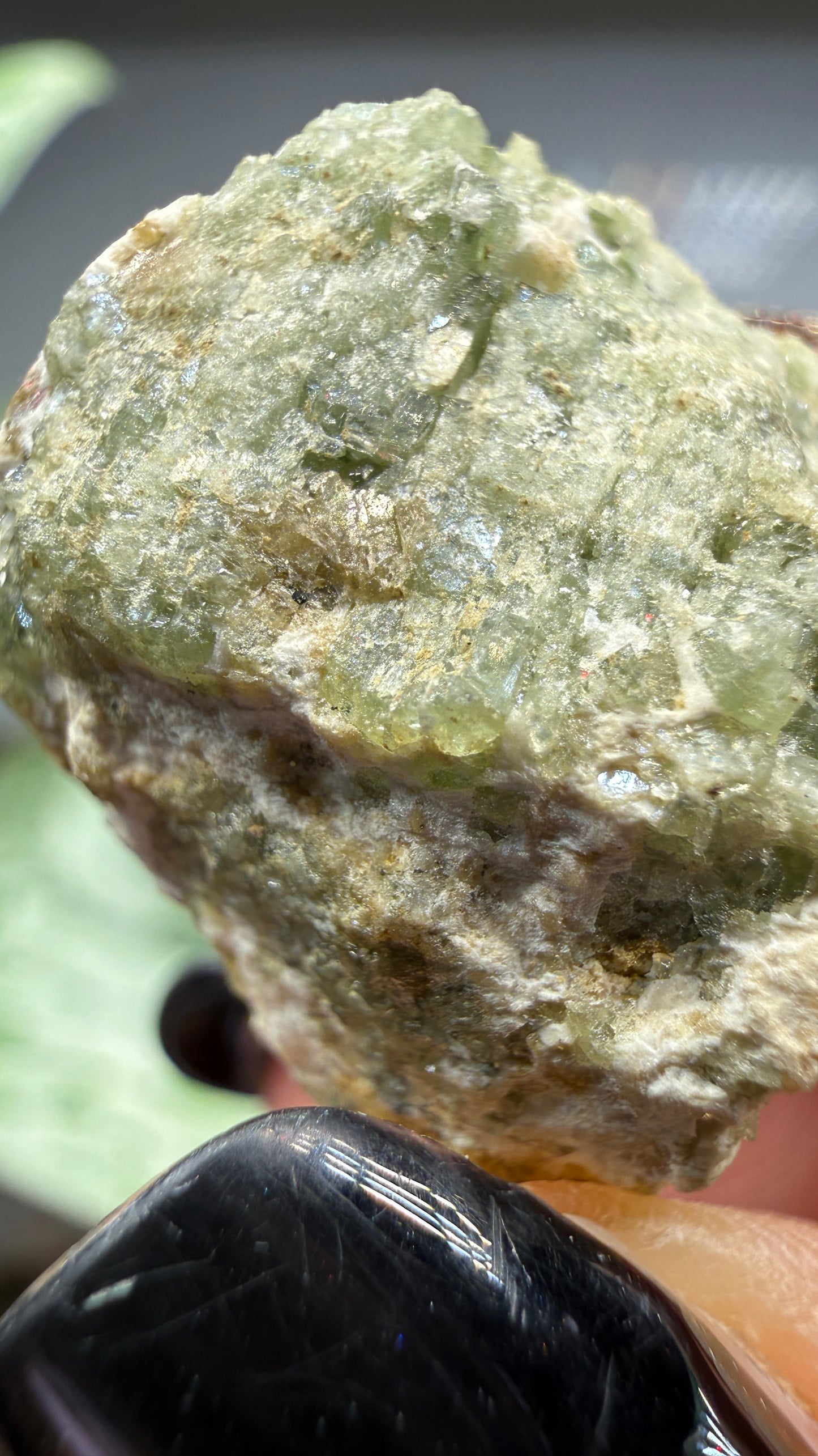 Ludlamite, Messelite- Palermo No. 1 Mine, Groton, Grafton County, New Hampshire, USA