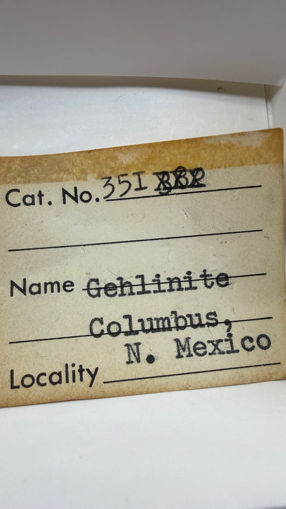 Gehlenite- Columbus, New Mexico