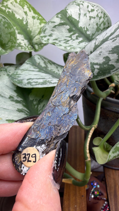 Iridescent Anthracite “Peacock Coal”- Pottsville, Pennsylvania