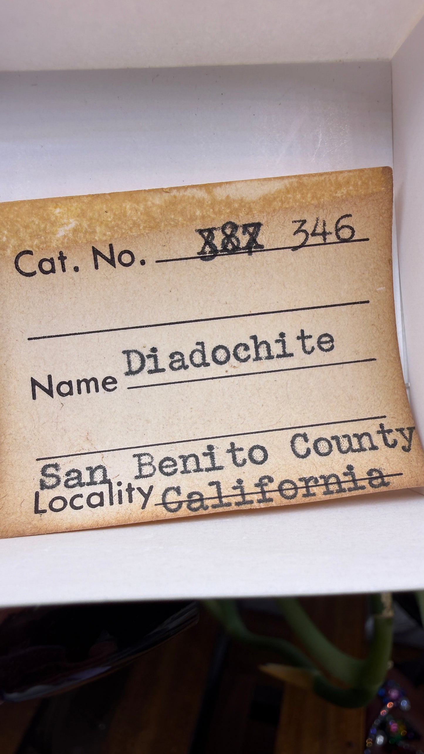 Diadochite- San Benito County, California