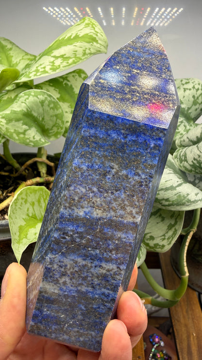 Lapis Lazuli Tower (Isis Cut)- 5.25 inches