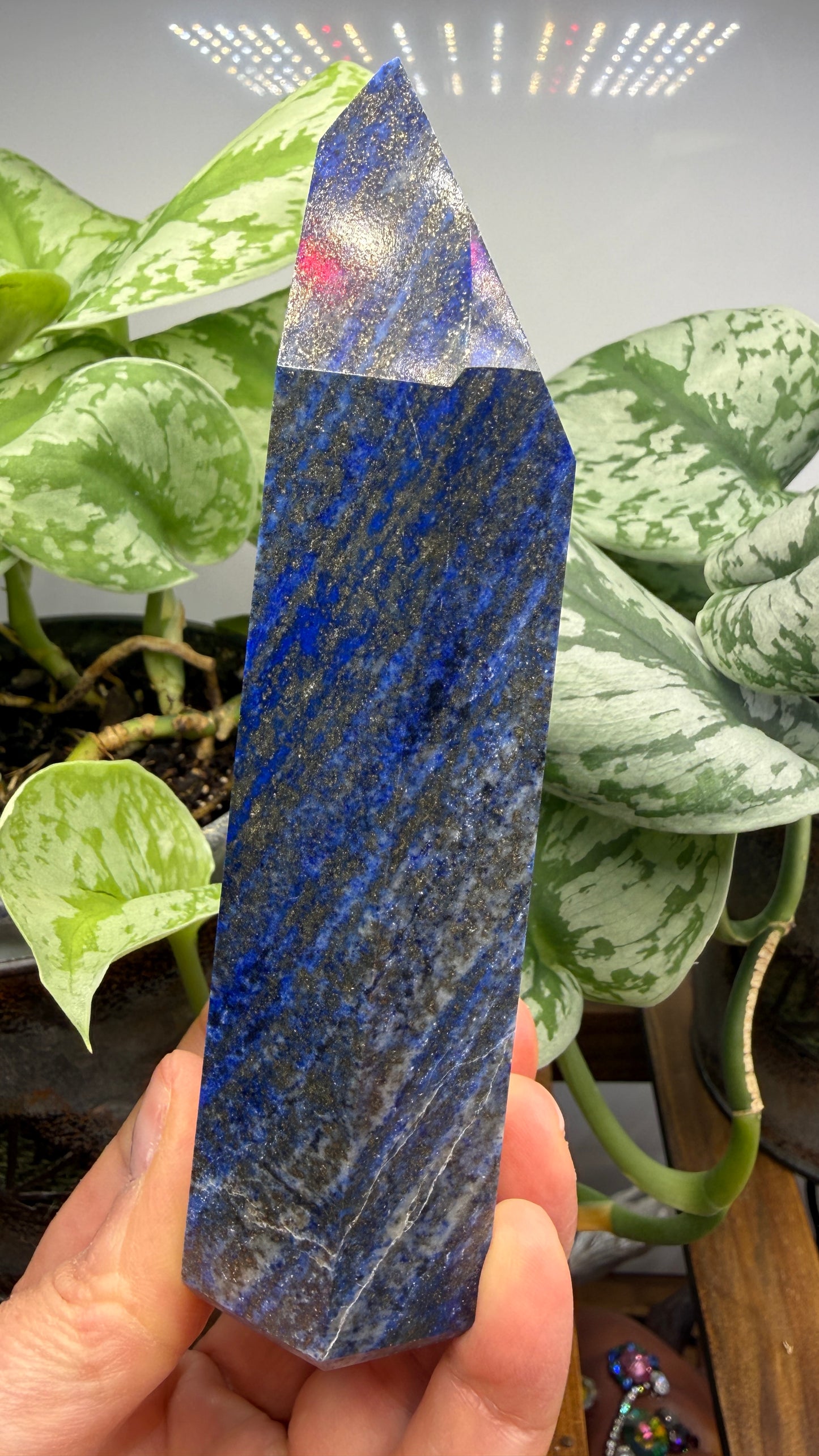 Lapis Lazuli Tower (Isis Cut)- 5.25 inches