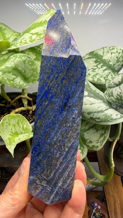 Lapis Lazuli Tower (Isis Cut)- 5.25 inches