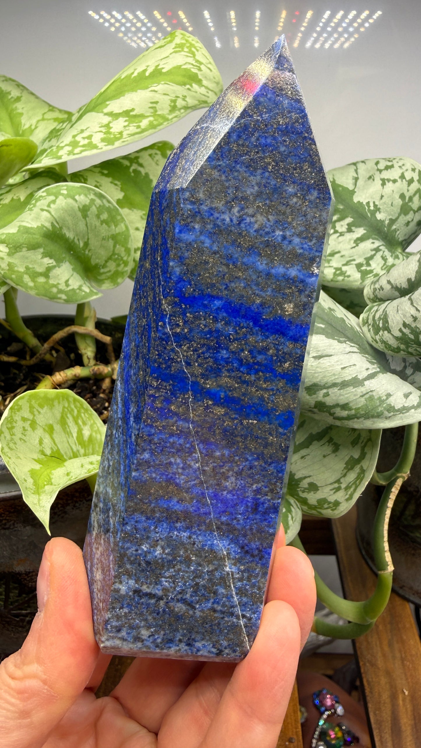 Lapis Lazuli Tower (Isis Cut)- 5.25 inches