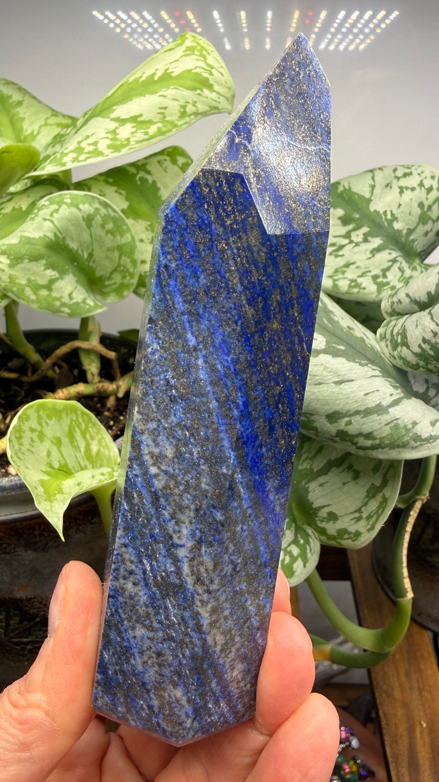 Lapis Lazuli Tower (Isis Cut)- 5.25 inches