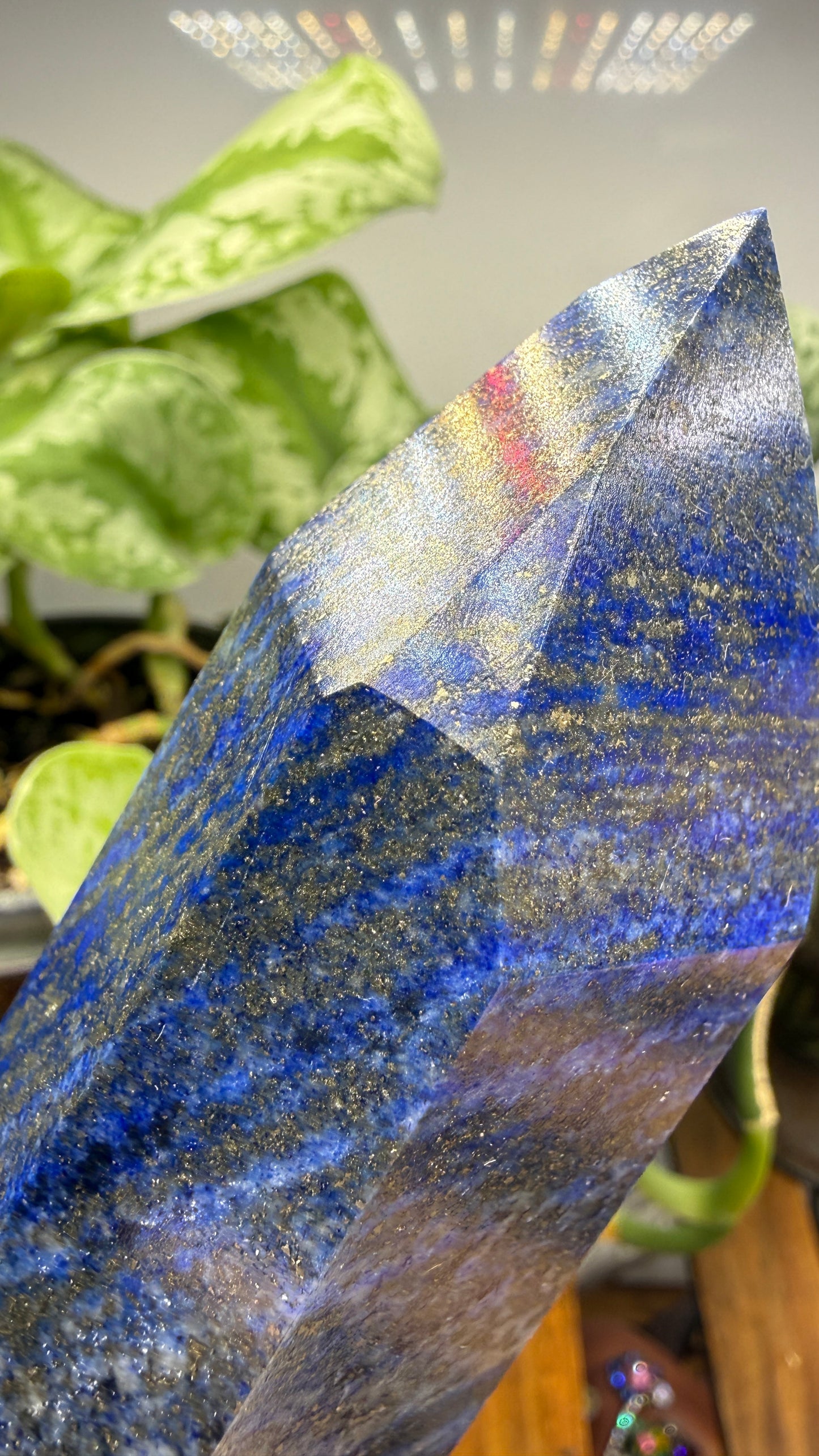 Lapis Lazuli Tower (Isis Cut)- 5.25 inches