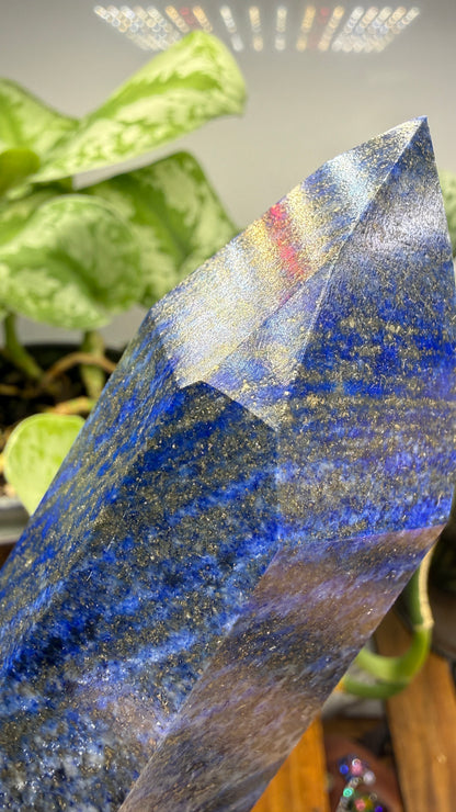 Lapis Lazuli Tower (Isis Cut)- 5.25 inches