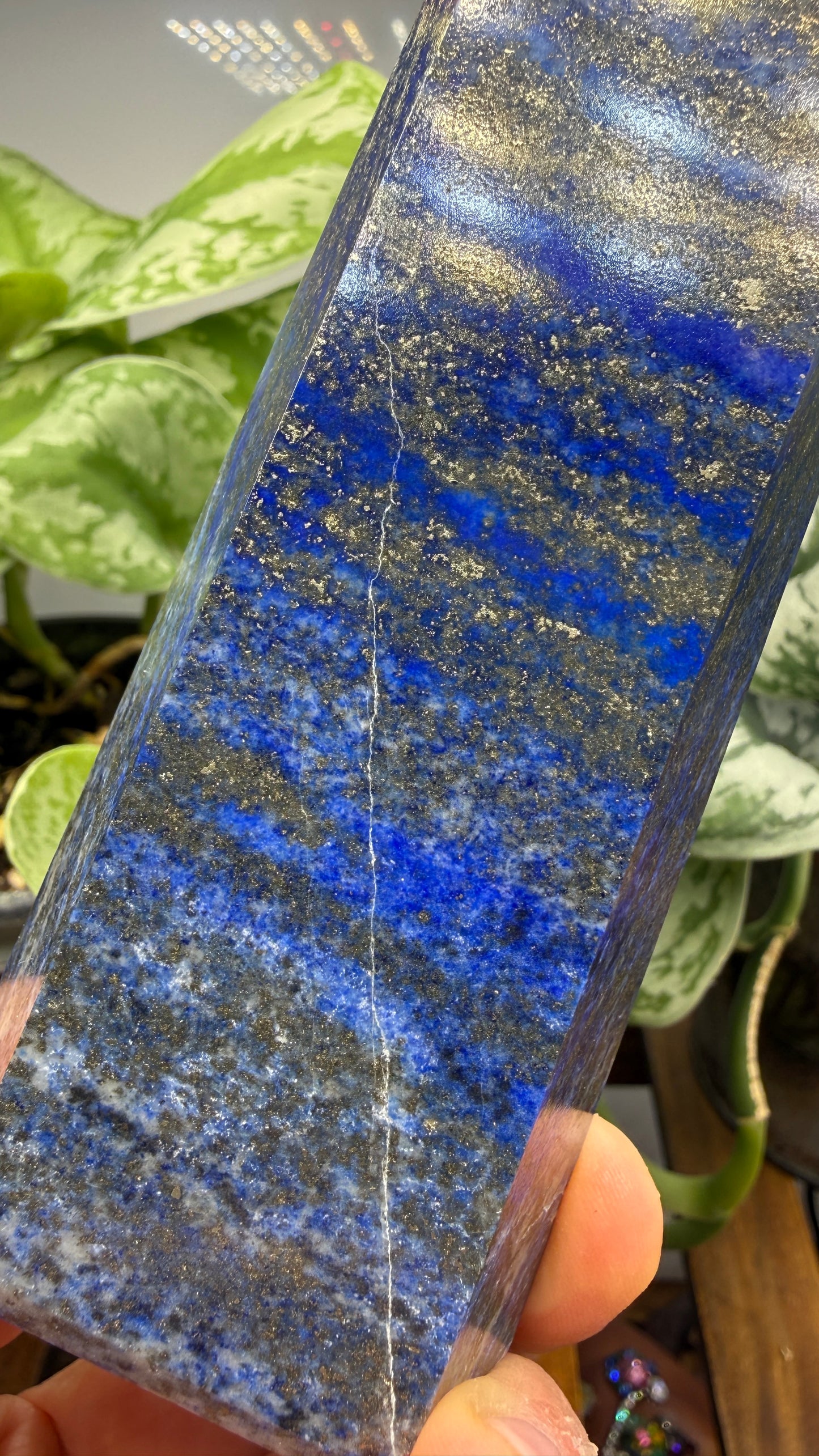 Lapis Lazuli Tower (Isis Cut)- 5.25 inches