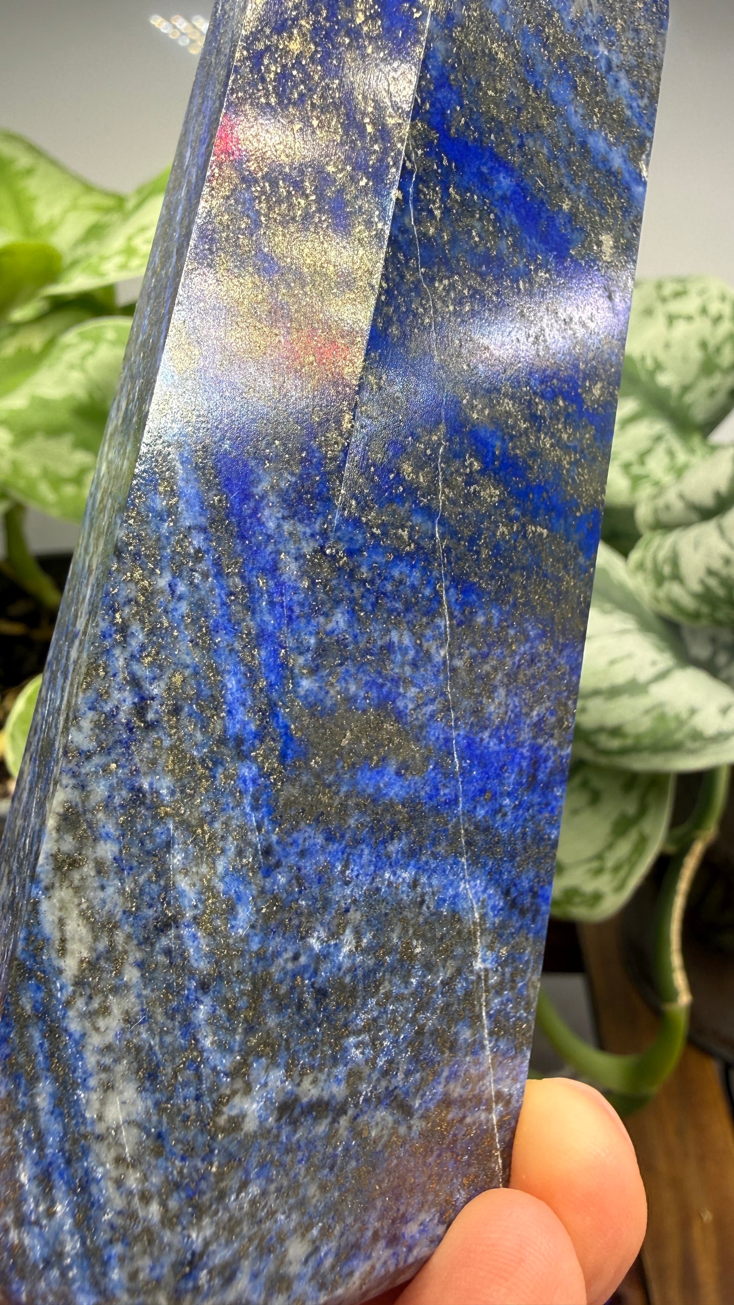 Lapis Lazuli Tower (Isis Cut)- 5.25 inches