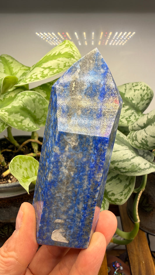 Lapis Lazuli Tower (Isis Cut)- 4.25 inches