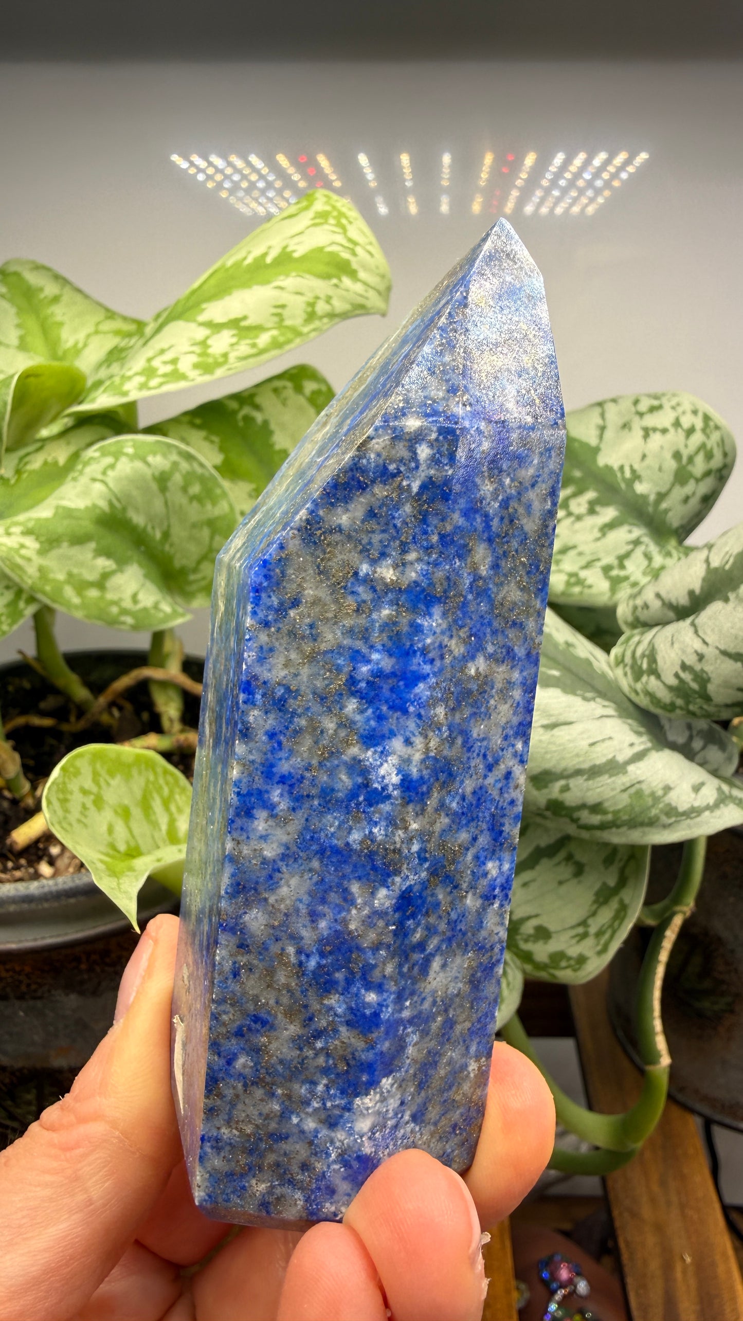 Lapis Lazuli Tower (Isis Cut)- 4.25 inches