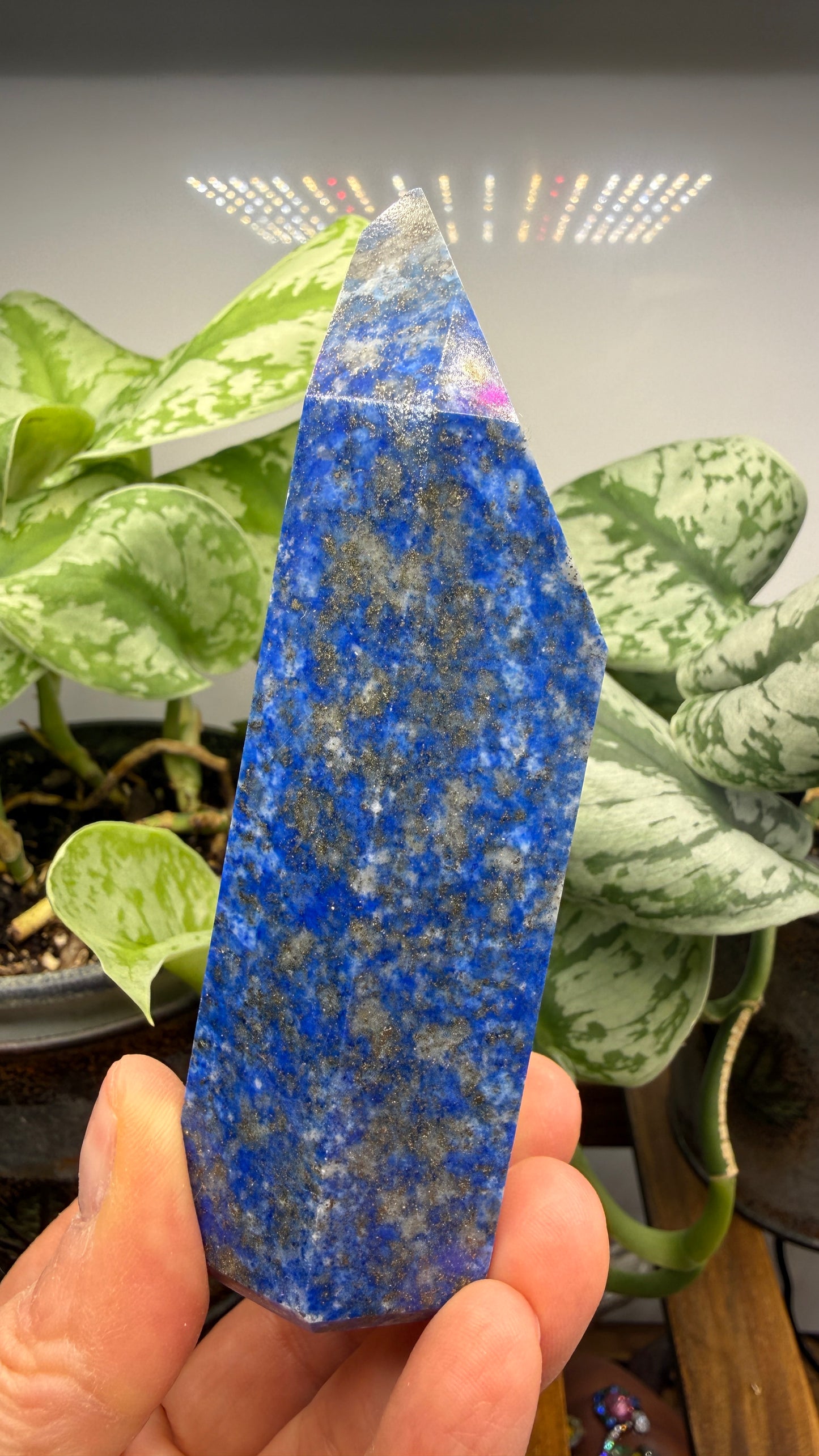 Lapis Lazuli Tower (Isis Cut)- 4.25 inches