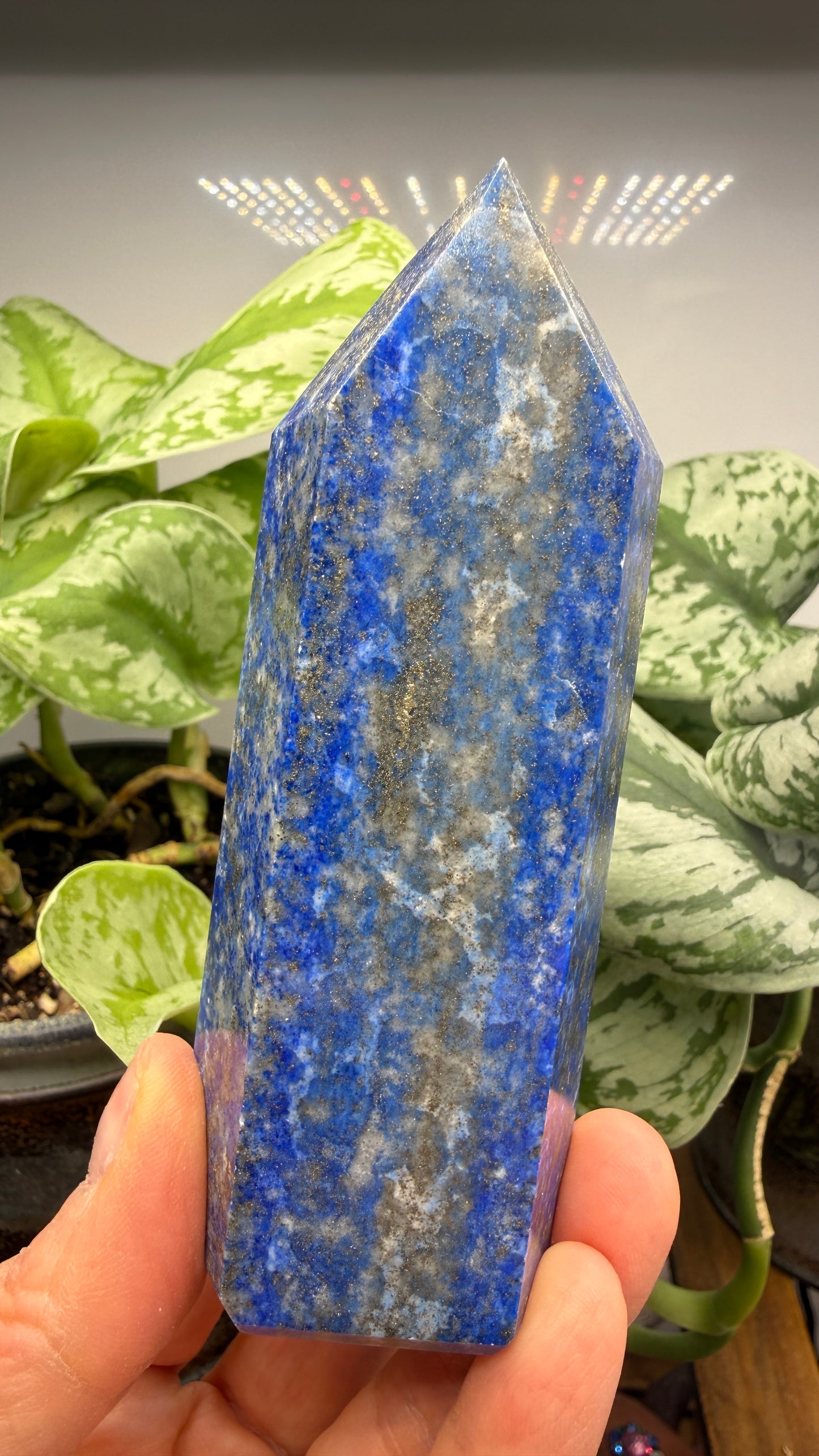 Lapis Lazuli Tower (Isis Cut)- 4.25 inches