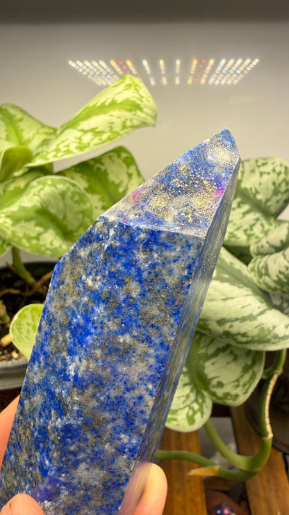 Lapis Lazuli Tower (Isis Cut)- 4.25 inches
