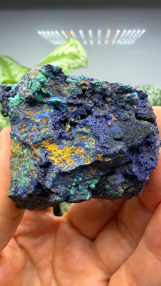 Azurite, Malachite- Morenci Mine, Morenci, Greenlee County, Arizona, USA