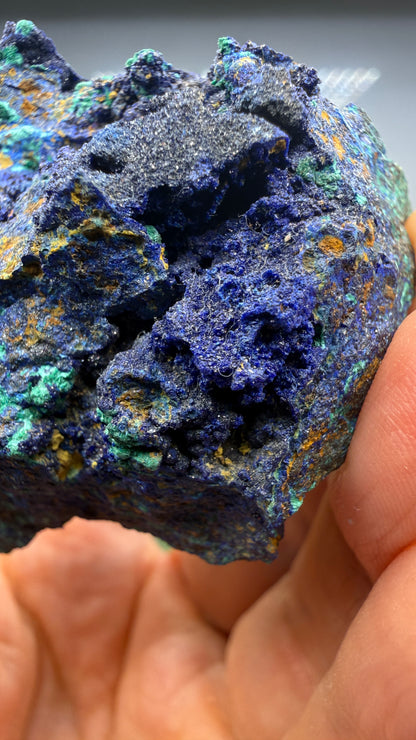 Azurite, Malachite- Morenci Mine, Morenci, Greenlee County, Arizona, USA