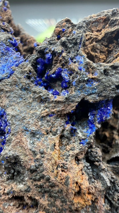 Azurite- Morenci Mine, Morenci, Greenlee County, Arizona, USA
