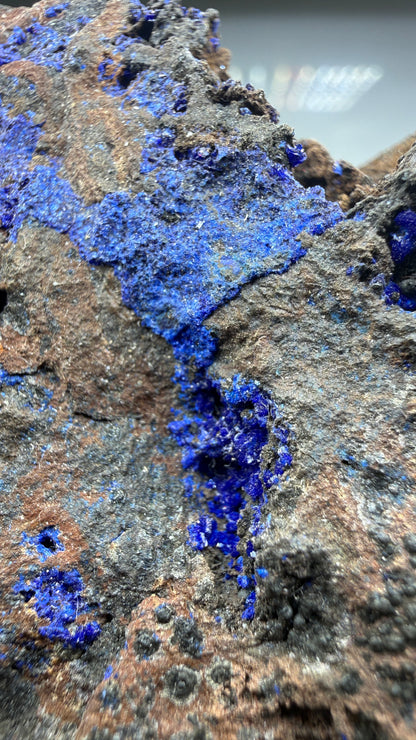 Azurite- Morenci Mine, Morenci, Greenlee County, Arizona, USA
