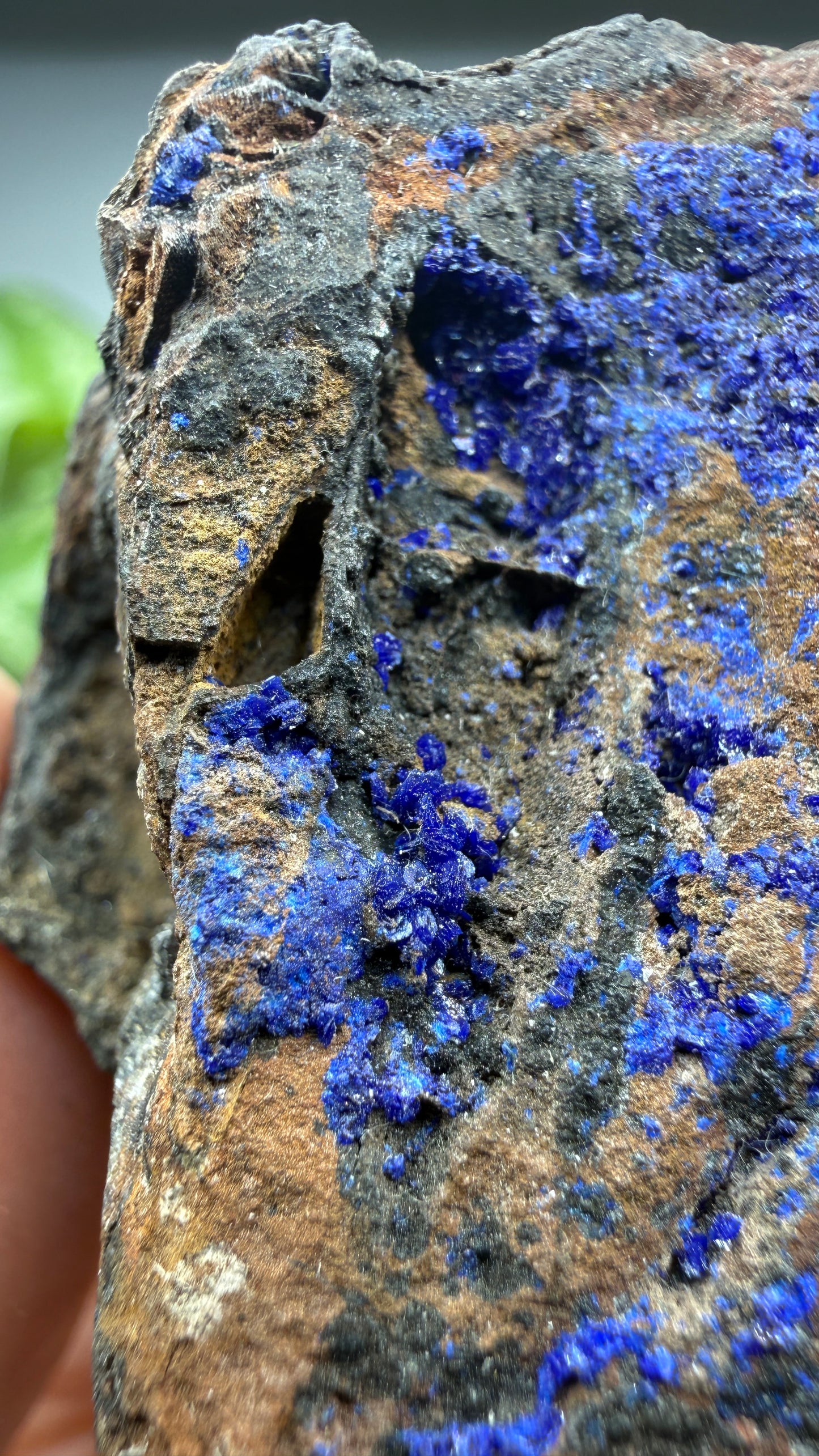 Azurite- Morenci Mine, Morenci, Greenlee County, Arizona, USA