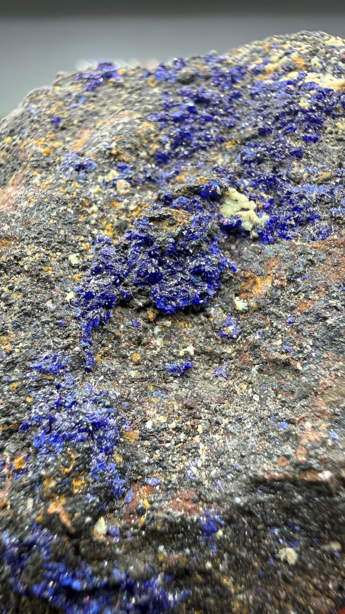 Azurite- Morenci Mine, Morenci, Greenlee County, Arizona, USA