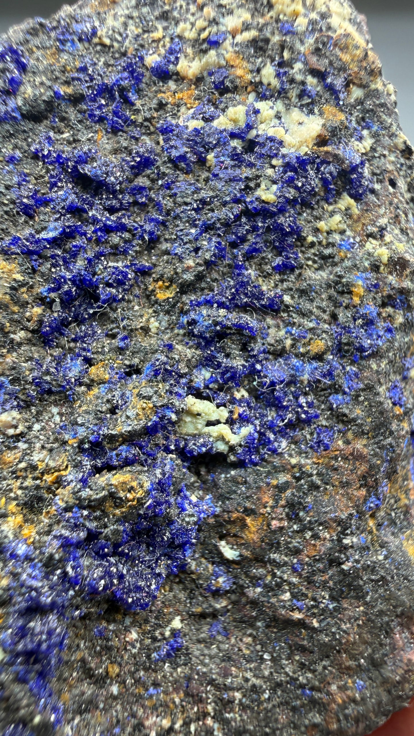 Azurite- Morenci Mine, Morenci, Greenlee County, Arizona, USA