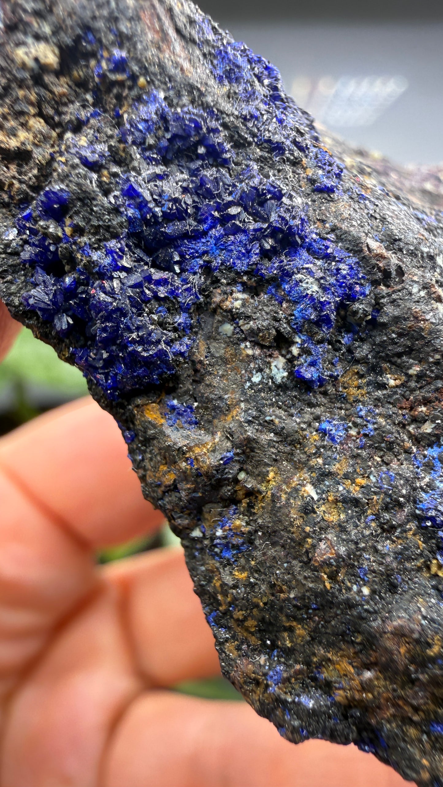 Azurite- Morenci Mine, Morenci, Greenlee County, Arizona, USA