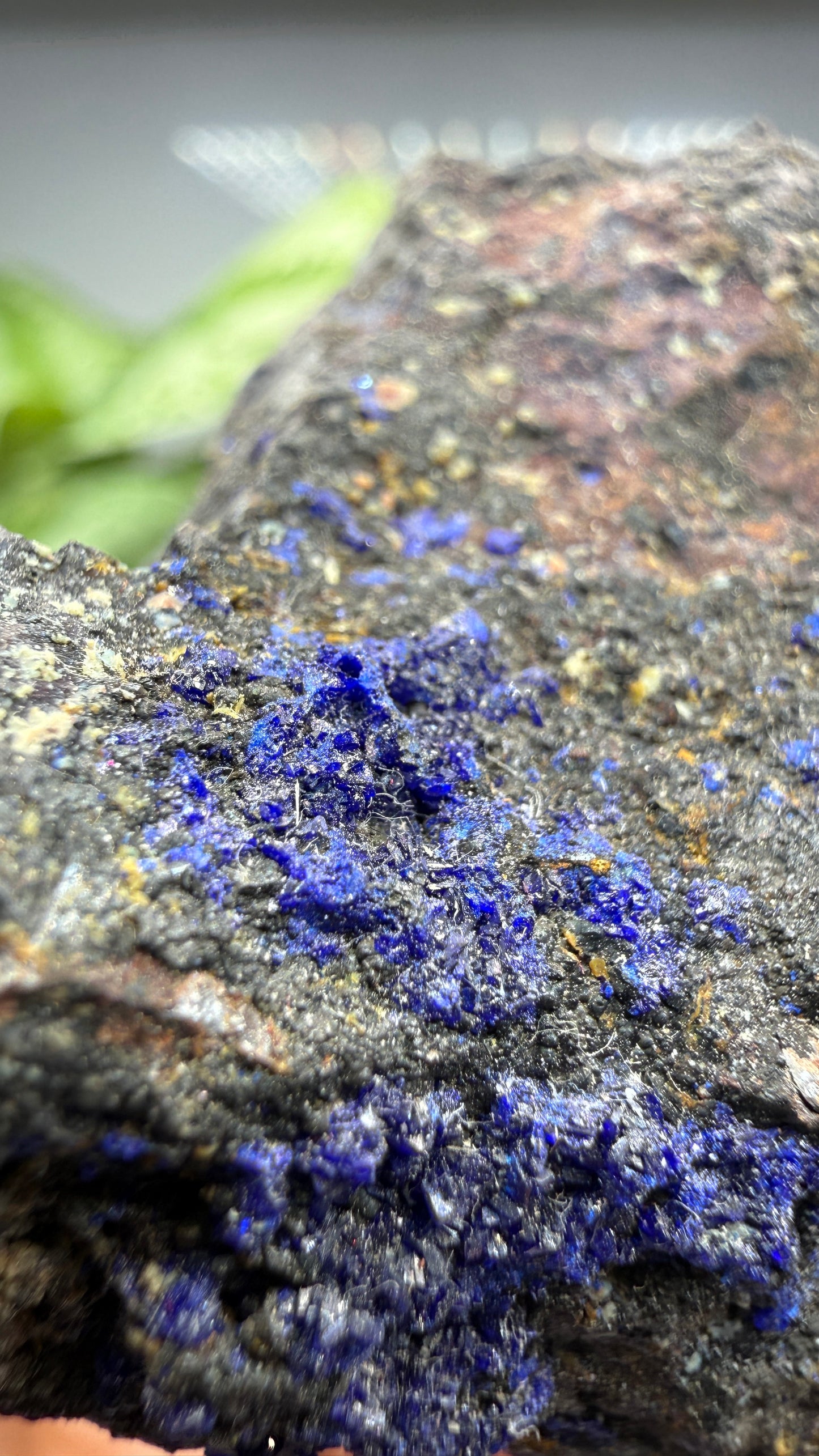 Azurite- Morenci Mine, Morenci, Greenlee County, Arizona, USA