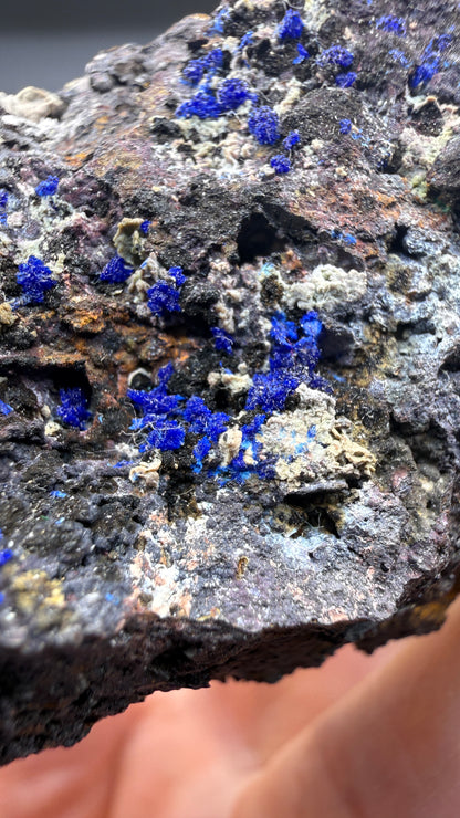 Azurite- Morenci Mine, Morenci, Greenlee County, Arizona, USA