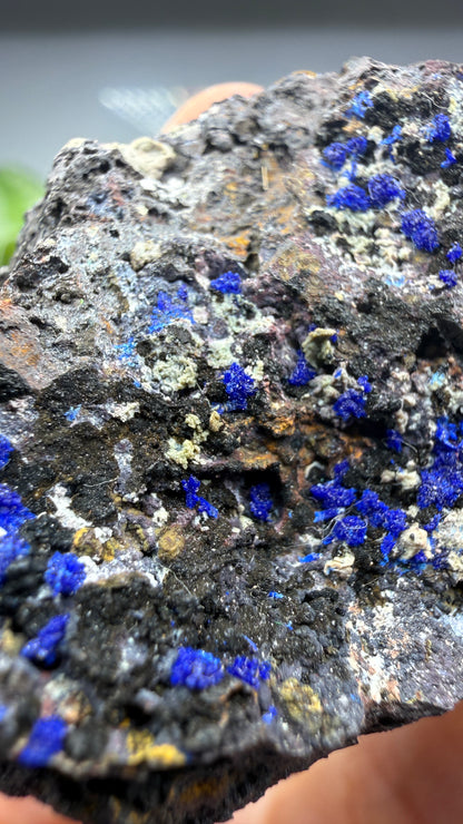 Azurite- Morenci Mine, Morenci, Greenlee County, Arizona, USA